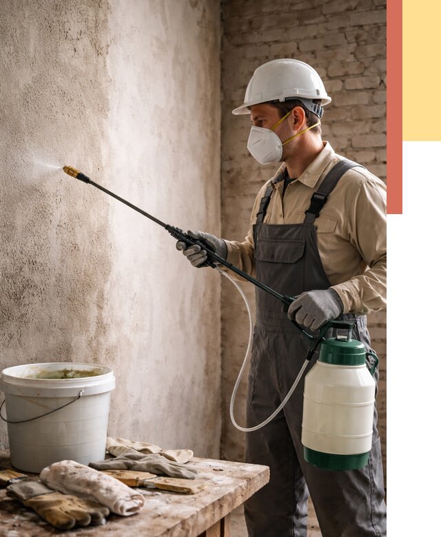 Антисептическая обработка стен в Тамбове от 1218 руб. — быстро и недорого | ОТДЕЛОЧНИК-Тмб