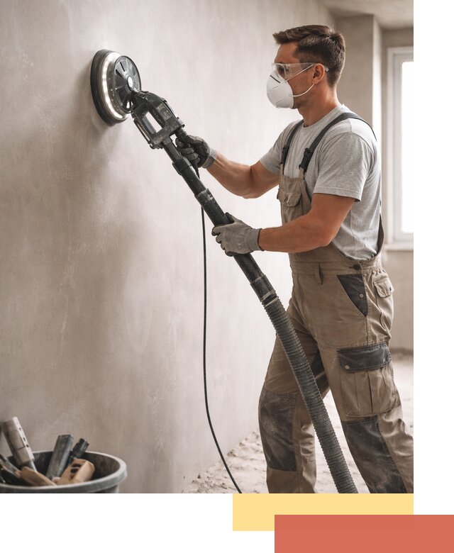 Профессиональная шлифовка стен в Тамбове быстро и качественно