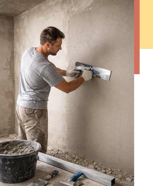 Штукатурка стен без маяков в Тамбове от 7311 руб/м2 — услуги и цена | ОТДЕЛОЧНИК-Тмб