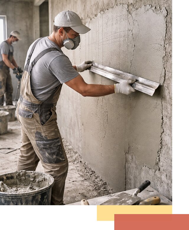 Штукатурка бетонных стен в Тамбове качественно и долговечно