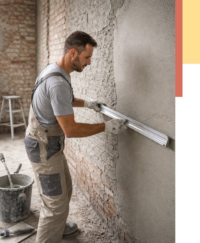 Штукатурка кирпичных стен в Тамбове от 4569 руб/м2 — быстро и недорого | ОТДЕЛОЧНИК-Тмб