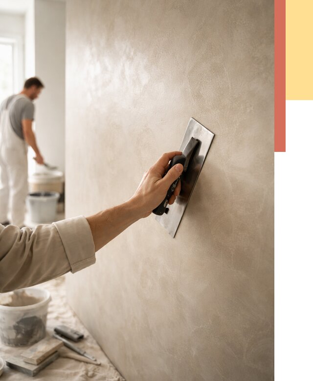 Венецианская штукатурка в Тамбове от 3554 руб/м² — нанесение стен под ключ | ОТДЕЛОЧНИК-Тмб