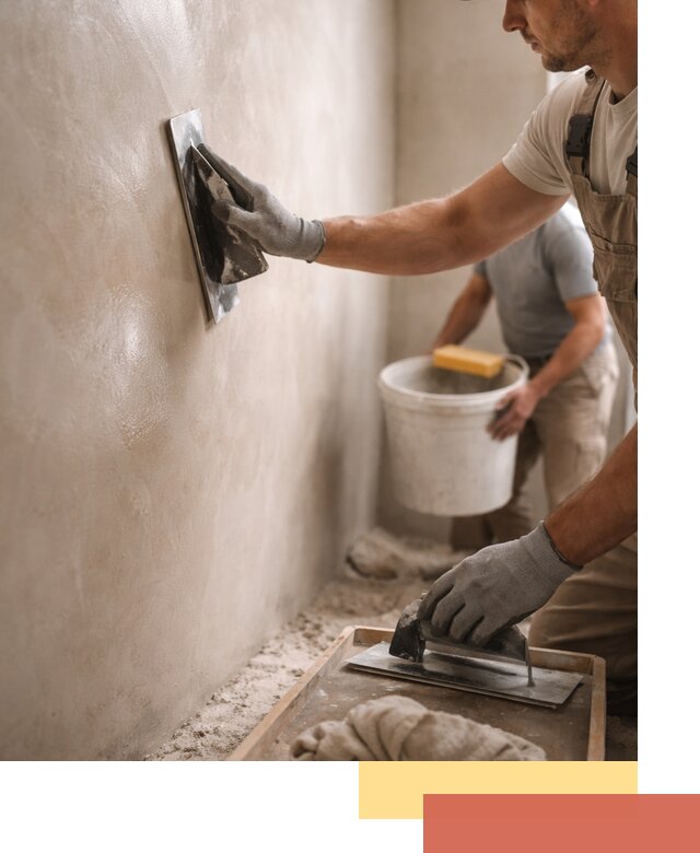 Нанесение марокканской штукатурки таделакт в Тамбове
