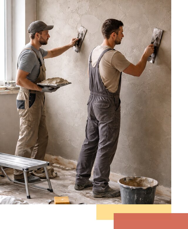 Ремонт декоративной штукатурки и восстановление фактуры в Тамбове