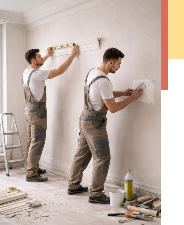 Монтаж лепнины на стены в Тамбове от 4569 руб. — недорого, быстро | ОТДЕЛОЧНИК-Тмб