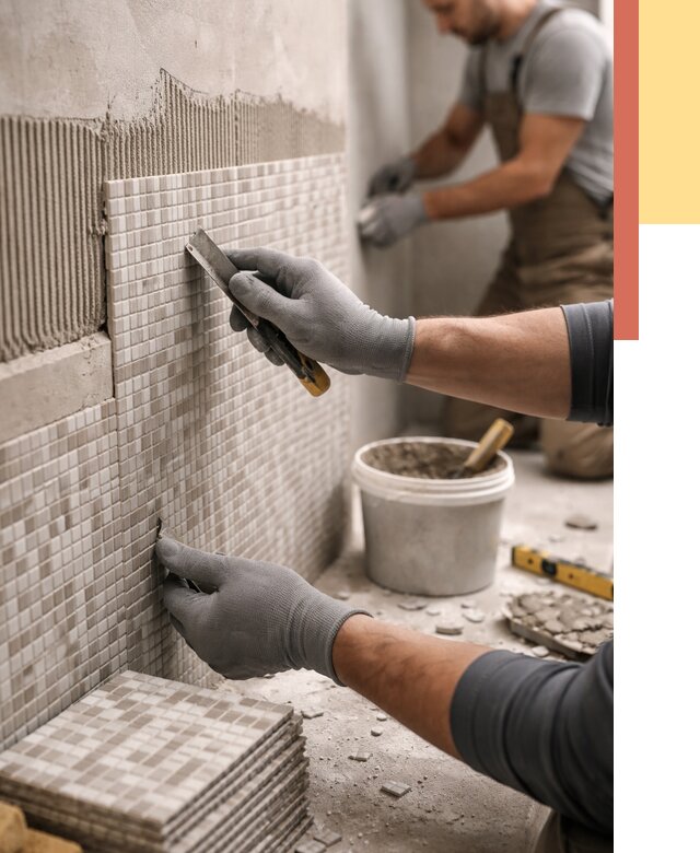 Облицовка стен мозаикой в Тамбове от 3249 руб/м2 — укладка мозаики на стены | ОТДЕЛОЧНИК-Тмб