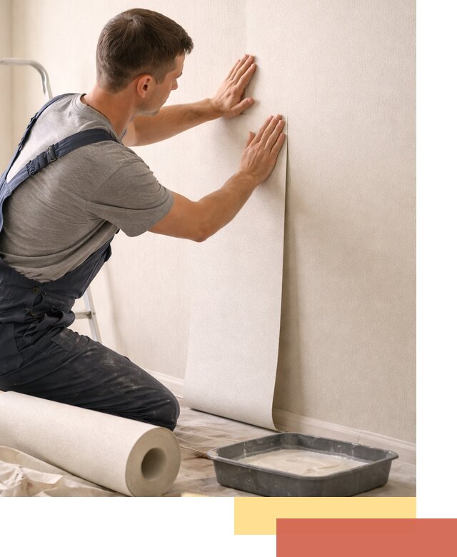 Поклейка флизелиновых обоев в Тамбове качественно и быстро