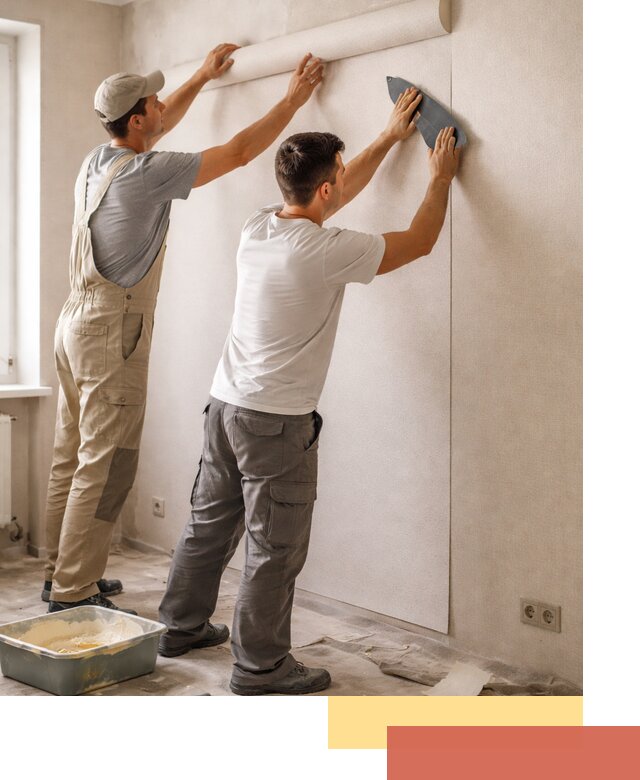 Поклейка виниловых обоев в Тамбове профессионально и качественно