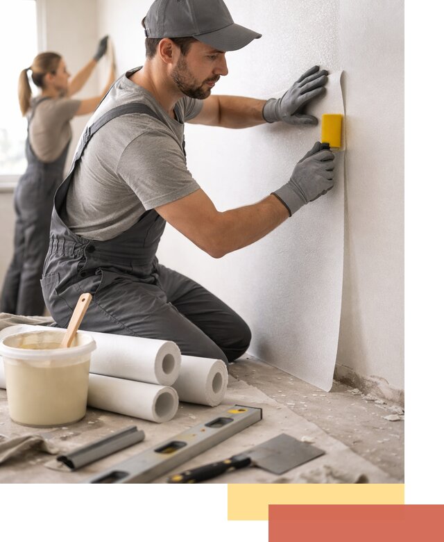 Поклейка стеклообоев профессионально в Тамбове