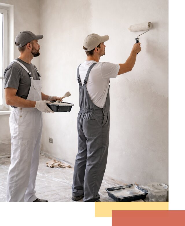 Покраска стен водоэмульсионной краской в Тамбове