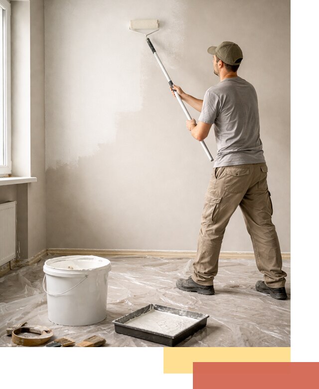 Покраска стен латексной краской в Тамбове качественно и быстро