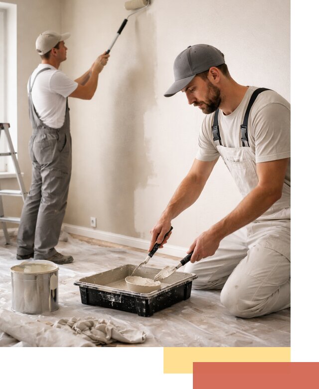 Покраска стен в квартире в Тамбове — профессионально и аккуратно