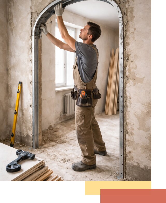 Устройство арочного проема в Тамбове под ключ