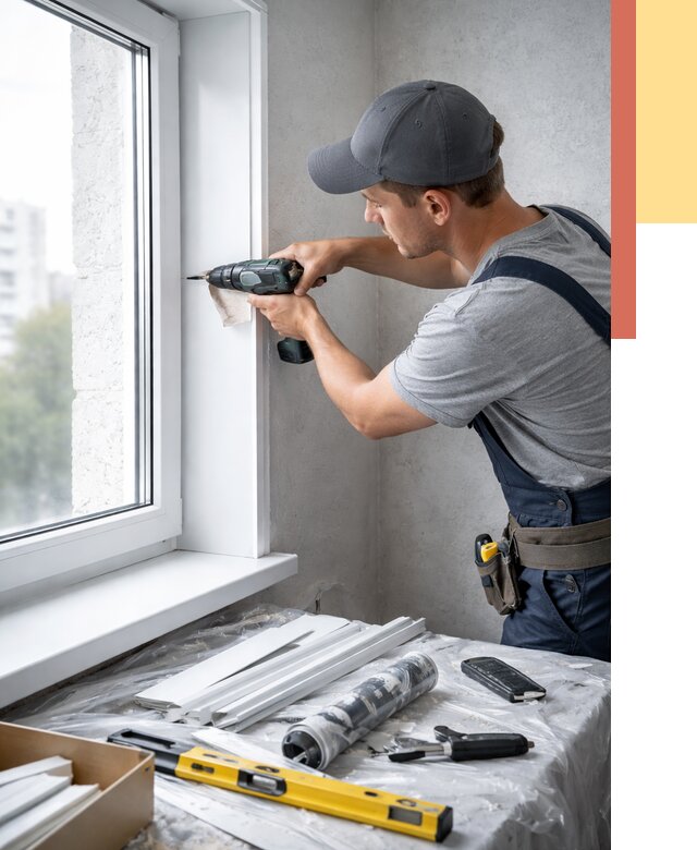 Установка пластиковых откосов в Тамбове от 2285 руб. | ОТДЕЛОЧНИК-Тмб монтаж, быстро и недорого