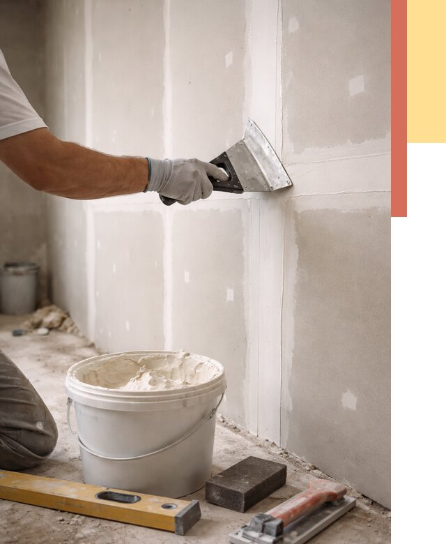 Шпаклевка перегородок из гипсокартона в Тамбове от 2539 руб. — услуги ОТДЕЛОЧНИК-Тмб