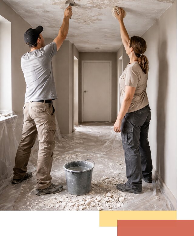 Удаление побелки с потолка в Тамбове — быстро и аккуратно