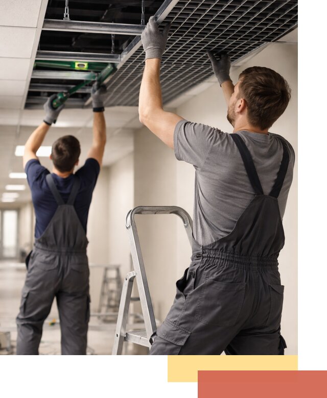 Монтаж потолка Грильято в Тамбове: установка под ключ качественно