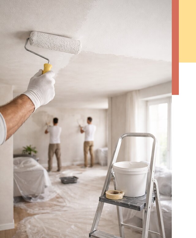 Покраска потолка акриловой краской в Тамбове от 2539 руб. | ОТДЕЛОЧНИК-Тмб