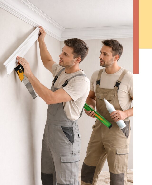Монтаж потолочного плинтуса в Тамбове от 2335 руб. — быстро и недорого | ОТДЕЛОЧНИК-Тмб