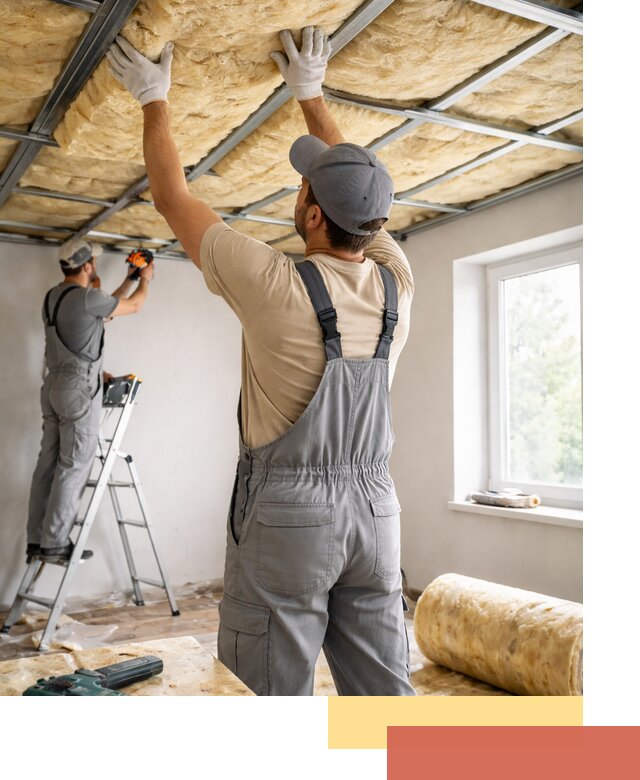 Утепление потолка под ключ в Тамбове качественно и быстро