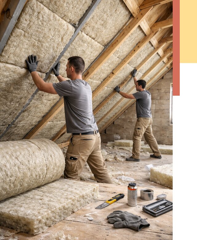 Утепление потолка минватой в Тамбове от 1472 руб. — быстро и недорого | ОТДЕЛОЧНИК-Тмб