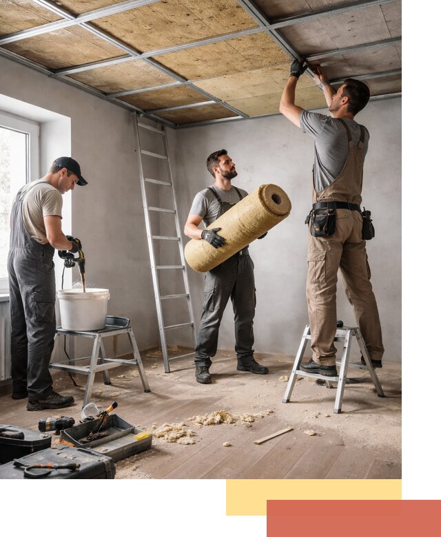 Шумоизоляция потолка в Тамбове: профессиональный монтаж и отделка