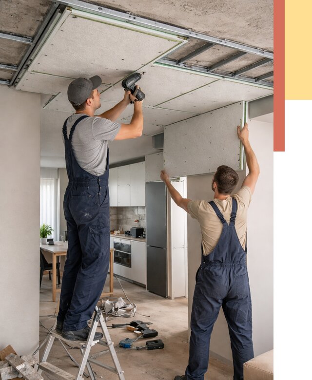 Шумоизоляция потолка панелями зипс в Тамбове от 1878 руб. под ключ | ОТДЕЛОЧНИК-Тмб